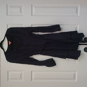 Navy Tiered Modcloth Dress